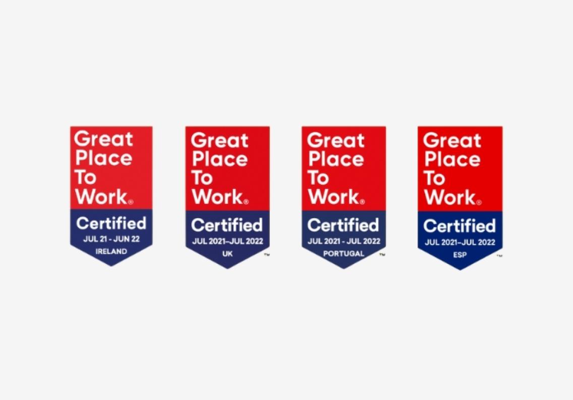 Great Place To Work 2022 certification for Liberty in Europe