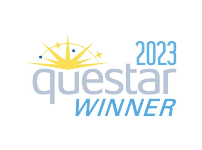 Logo ganador premio Questar 2023